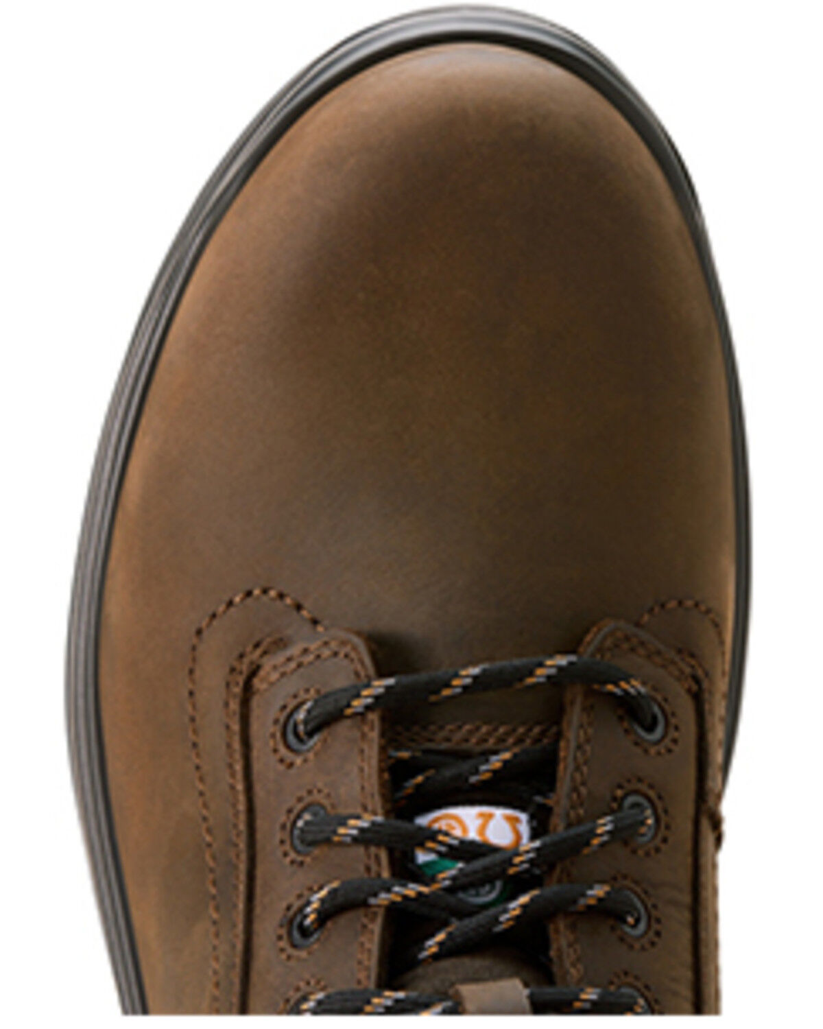Image #4 - Ariat Men's 6" Turbo CSA Waterproof Work Boots - Carbon Toe, Brown, hi-res