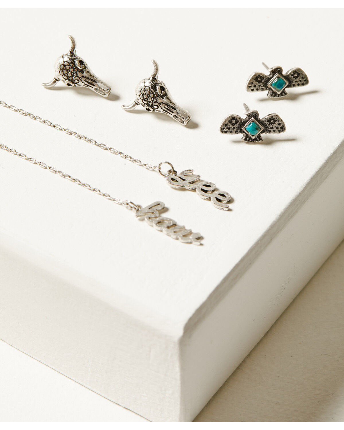 Image #3 - Idyllwind Women's Threaders Hallbrook Earring Set - 6 Piece, Silver, hi-res