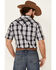Image #5 - Jack Daniel's Men's Plaid Print Short Sleeve Western Shirt , Black, hi-res