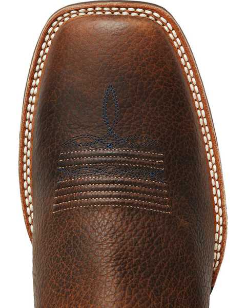 Image #6 - Ariat Men's Quickdraw Performance Western Boots - Broad Square Toe, Brown, hi-res