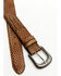 Image #2 - Cody James Men's Exotic Python Billet Belt, Brown, hi-res