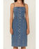 Image #3 - Levi's Women's Denim Bustier Midi Dress, Medium Wash, hi-res