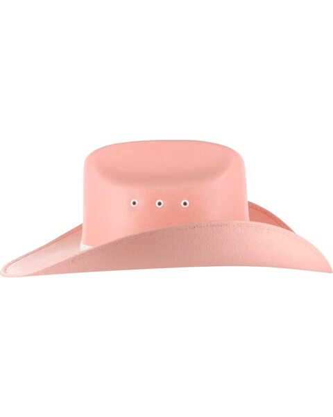 Shyanne Girls' Elastic Fit Straw Cowboy Hat, Pink, hi-res