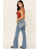 Image #4 - Idyllwind Women's Medium Wash Legends High Risin Vintage Flare Jeans, Medium Blue, hi-res