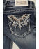 Image #2 - Grace in LA Women's Medium Wash Mid Rise Dreamcatcher Pocket Bootcut Stretch Denim Jeans, Medium Wash, hi-res