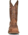 Double H Men's Ice Roper Western Work Boots - Composite Toe, Brown, hi-res