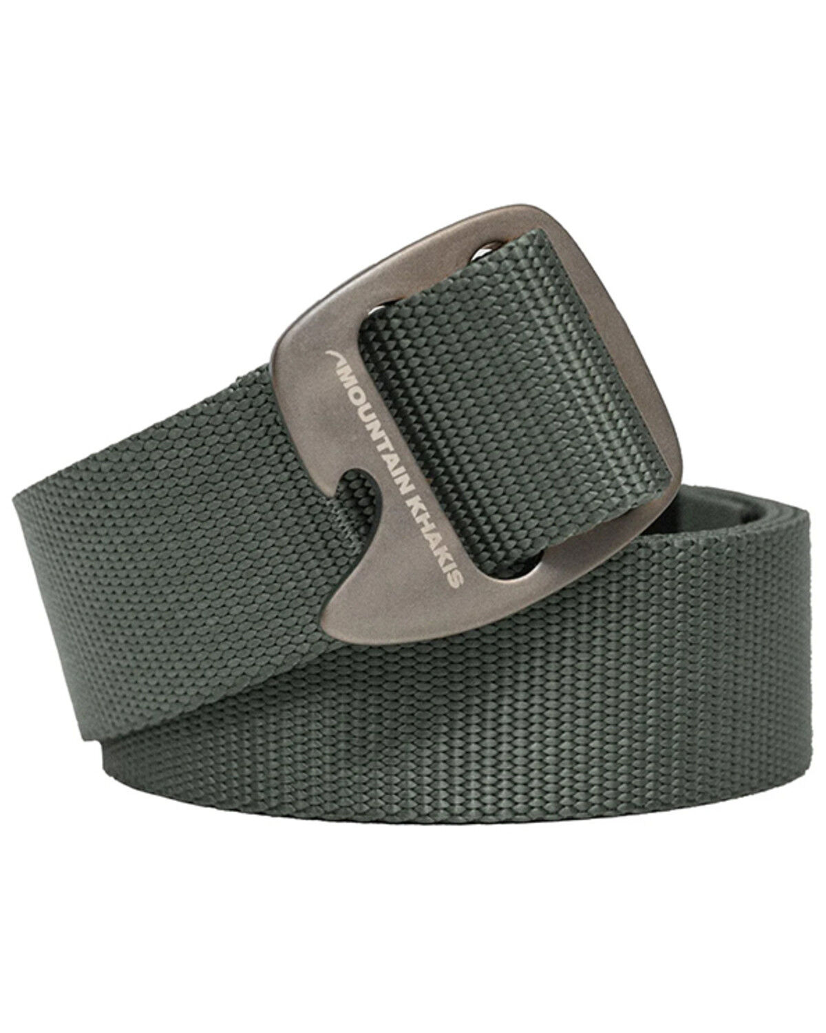 Image #1 - Mountain Khakis Men's Homestead Solid Webbing Basic Belt, Green, hi-res