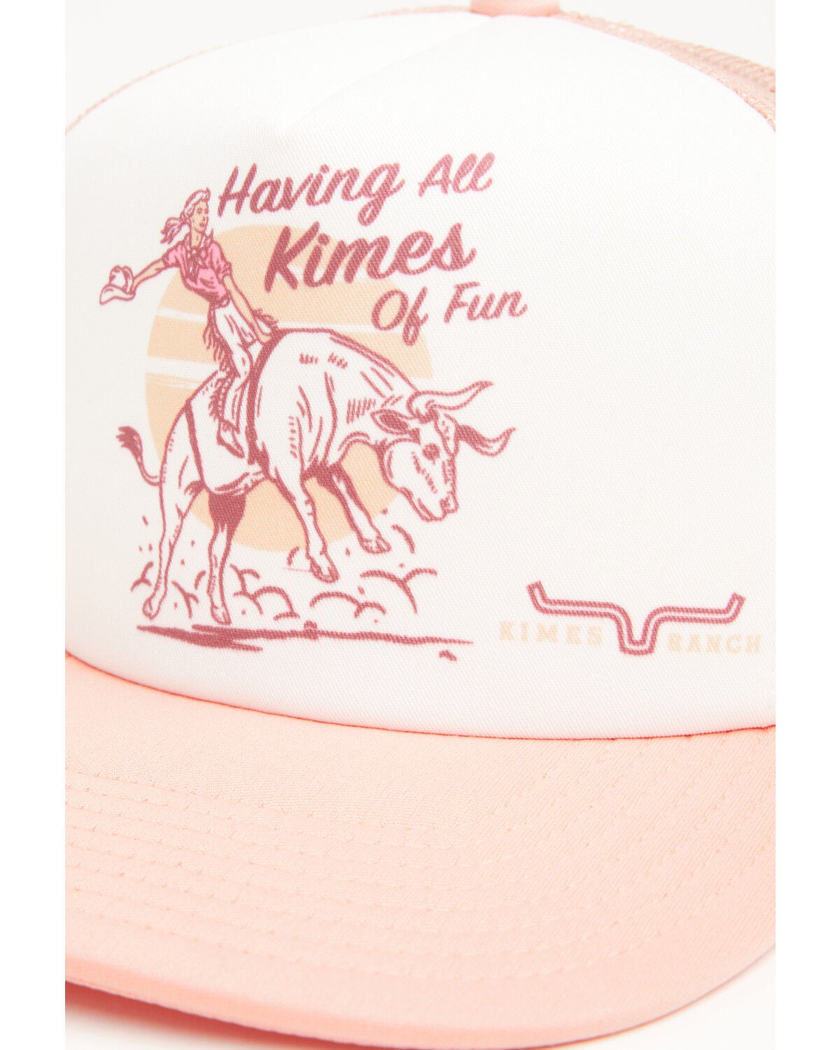 Image #2 - Kimes Ranch Women's Boot Barn Exclusive All Kimes of Fun Ball Cap, White, hi-res