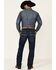 Image #2 - Ariat Men's M4 Barstow Denali Dark Wash Stretch Relaxed Straight Jeans, Blue, hi-res