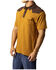 Image #2 - Kimes Ranch Men's G-2 Colorblock Short Sleeve Snap Polo Shirt, Brown, hi-res