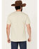 Image #4 - Modelo Men's Logo Short Sleeve Graphic T-Shirt, Natural, hi-res