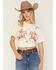 Image #1 - Shyanne Women's Hazel Embossed Scalloped Belt, Tan, hi-res