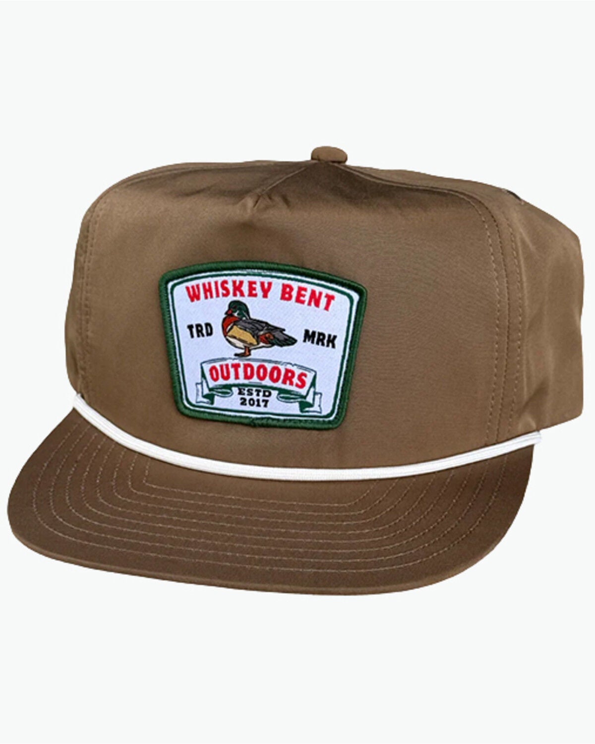 Whiskey Bent Men's The Woody Ball Cap, Brown, hi-res