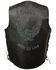 Image #2 - Milwaukee Leather Men's "Live to Ride" Flying Eagle Vest - 4X, Black, hi-res