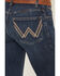 Image #2 - Wrangler Women's Willow Dark Wash Mid Rise Bootcut Ultimate Riding Jeans, Dark Wash, hi-res