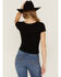 Idyllwind Women's Honky Tonk Studded Tee, Black, hi-res
