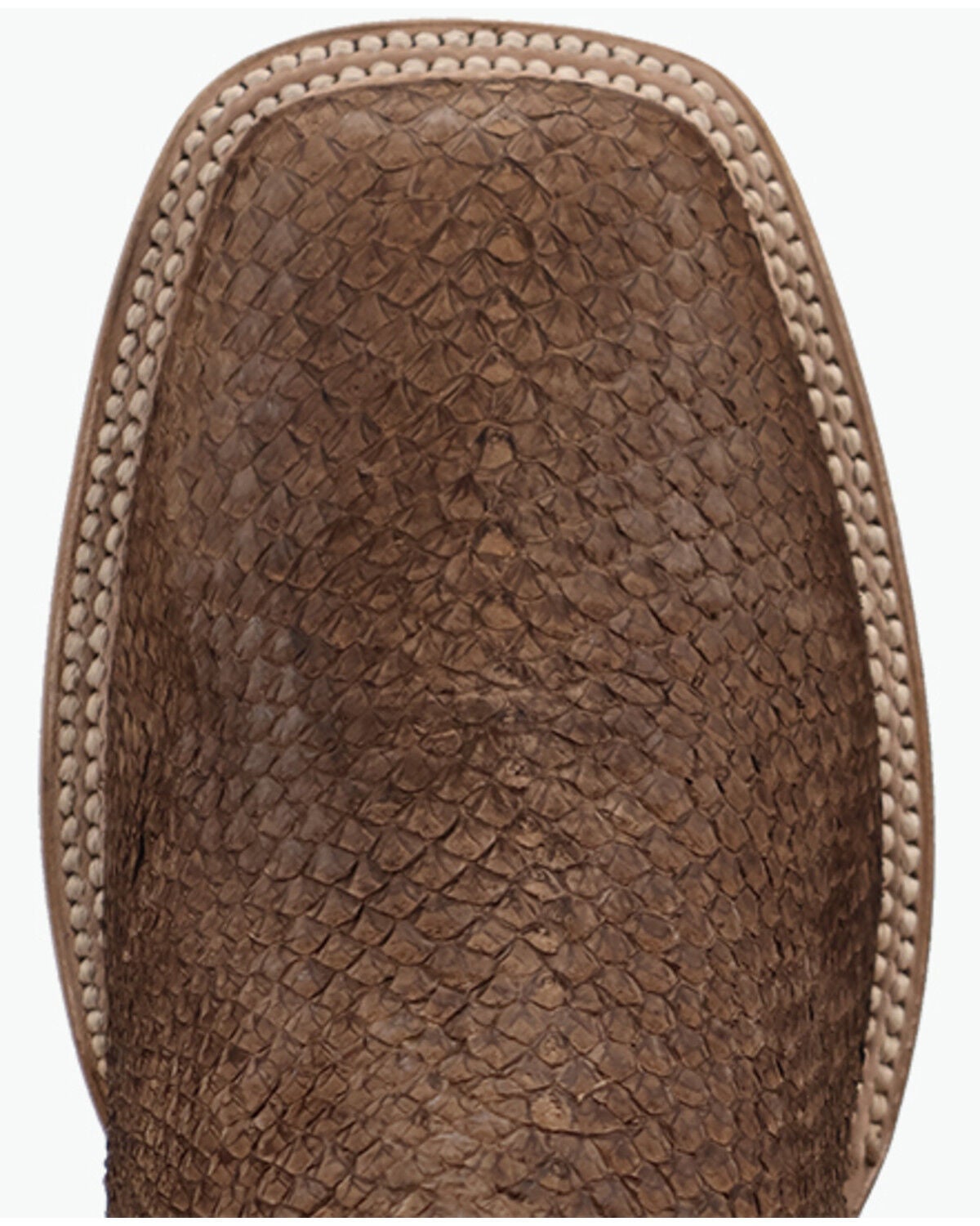 Image #6 - Dan Post Men's Exotic Salmon Western Boots - Broad Square Toe, Brown, hi-res
