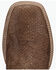 Image #6 - Dan Post Men's Exotic Salmon Western Boots - Broad Square Toe, Brown, hi-res