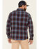 Flag & Anthem Men's Dillion Vintage Wash Plaid Long Sleeve Button Down Western Shirt , Blue, hi-res