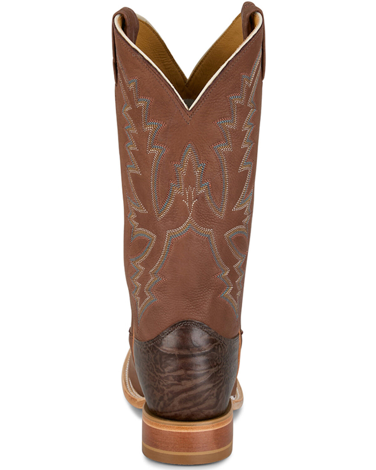 Image #5 - Justin Men's Boston Western Boots - Square Toe, Brown, hi-res