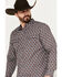 Image #2 - Moonshine Spirit Men's Stepping Stone Long Sleeve Western Snap Shirt, Navy, hi-res