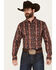 Image #1 - Cody James Men's Decoy Paisley Print Long Sleeve Stretch Button-Down Western Shirt - Big, Tan, hi-res