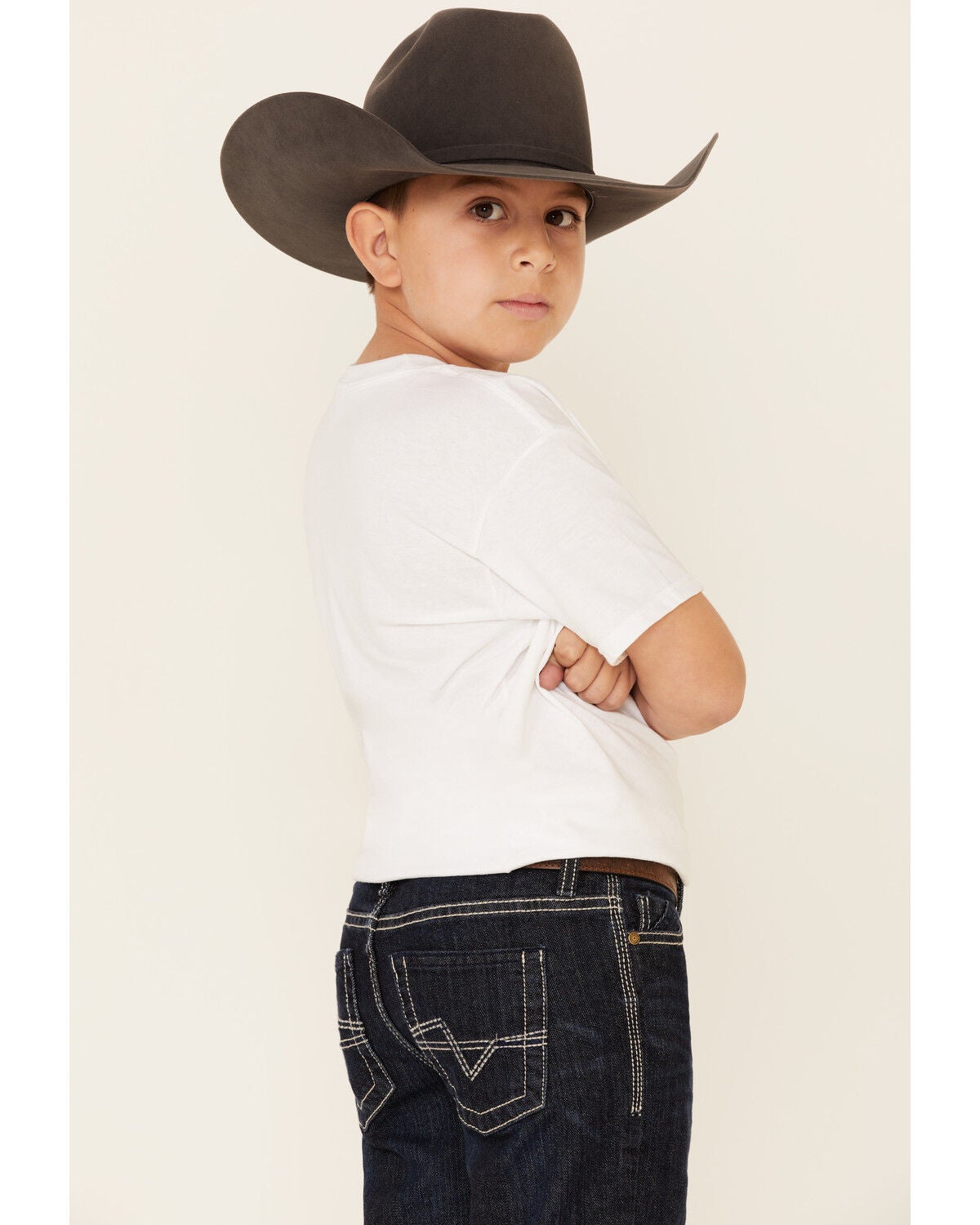 Cody James Boys' Night Hawk Medium Wash Mid Rise Stretch Relaxed Bootcut Jeans, Blue, hi-res