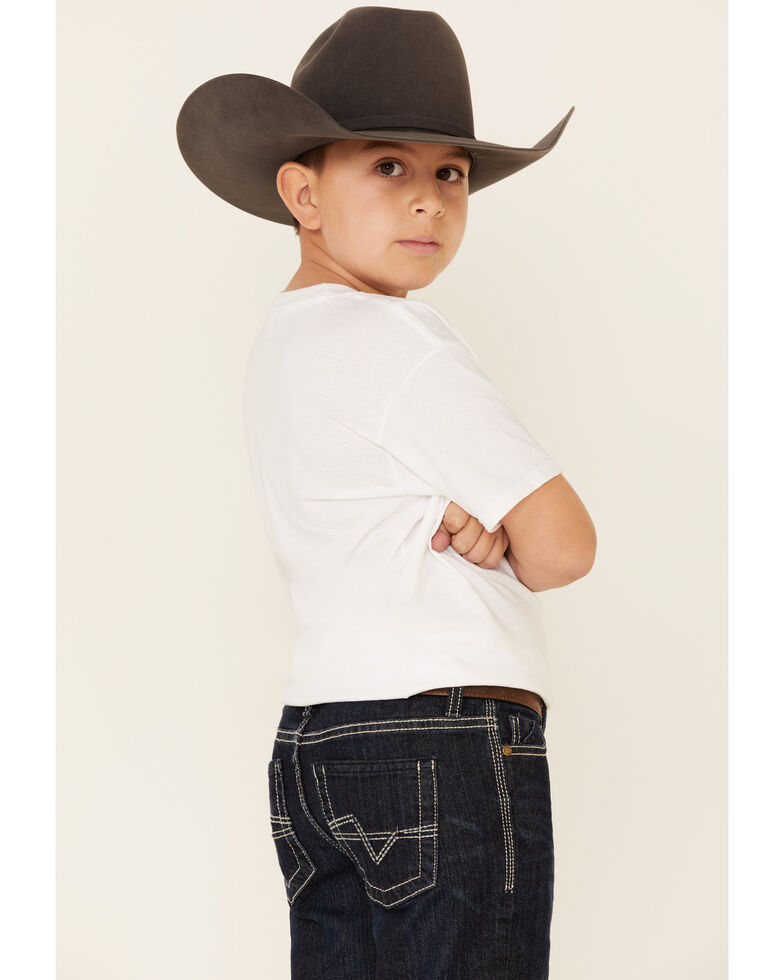 Cody James Boys' 8-20 Night Hawk Stretch Relaxed Bootcut Jeans , Blue, hi-res