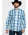 Image #5 - Resistol Men's Heitmiller Ombre Large Plaid Long Sleeve Western Shirt, , hi-res