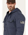 Image #2 - Hawx Men's Racine Hooded Shirt Jacket, Navy, hi-res