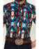 Image #3 - RANK 45® Men's Raflame Southwestern Print Button-Down Stretch Western Shirt, Dark Orange, hi-res
