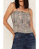 Cleo + Wolf Women's Southwestern Print Relaxed Strappy Tank Top, Blue, hi-res