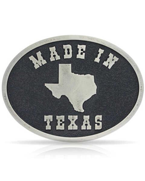 Image #1 - Montana Silversmiths Made In Texas Buckle, Silver, hi-res