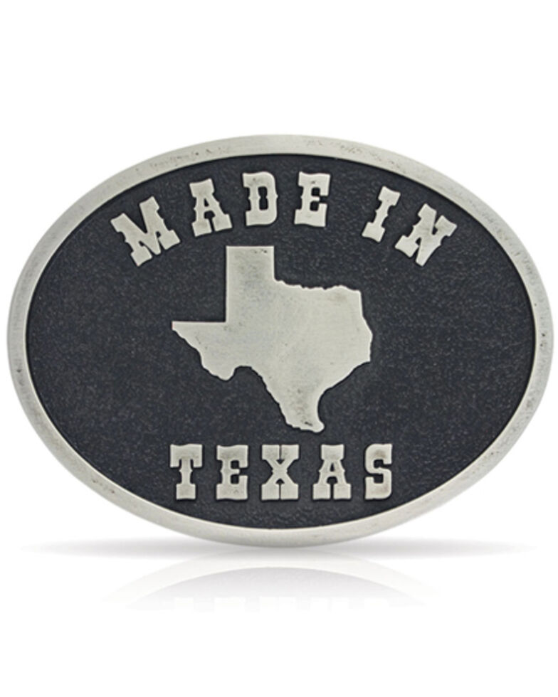 Montana Silversmiths Made In Texas Buckle, Silver, hi-res