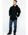 Image #6 - Hawx Men's Logo Sleeve Hooded Work Sweatshirt, Black, hi-res