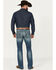Image #3 - Ariat Men's M5 Whitman Straight Skyland Stretch Jeans, Dark Medium Wash, hi-res