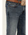 Image #4 - Hooey by Rock & Roll Denim Men's Revolver Medium Vintage Stretch Slim Straight Jeans, Blue, hi-res