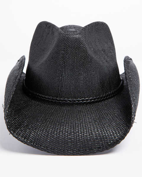 Image #2 - Cody James Kids' Straw Cowboy Hat, Black, hi-res