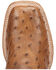 Image #6 - Dan Post Men's Drayden Exotic Full Quill Ostrich Western Boots - Broad Square Toe, Heather Brown, hi-res