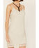 Image #3 - Wonderwest Women's Birch Cowl Neck Beaded Mesh Dress, Cream, hi-res
