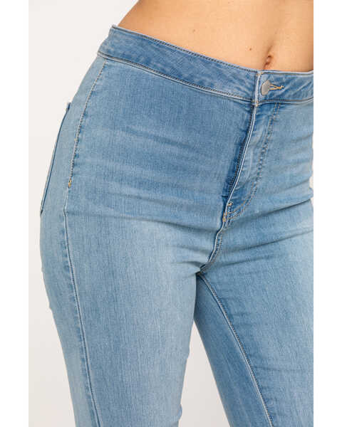 Image #5 - Free People Women's Light Wash High Rise Just Float On Flare Jeans, , hi-res