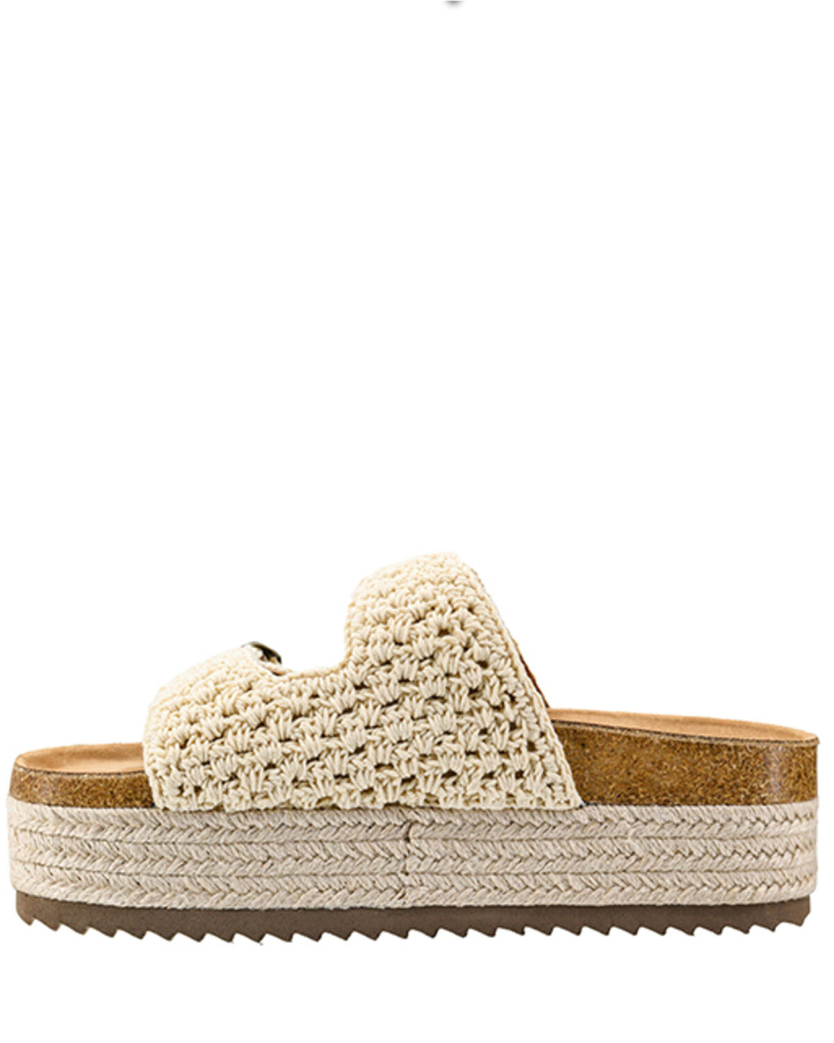 Image #3 - Hey Girl by Corkys Women's No Filter Platform Sandals, Natural, hi-res