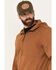 Image #2 - Brothers and Sons Men's Hardin French Terry Hooded Zip Sweatshirt, Rust Copper, hi-res