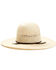 Rodeo King Men's 25X Natural Jute Open Crown Straw Western Hat , Natural, hi-res