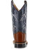 Image #7 - Cody James Boys' Lightening Embroidered Western Boots - Square Toe , Brown, hi-res