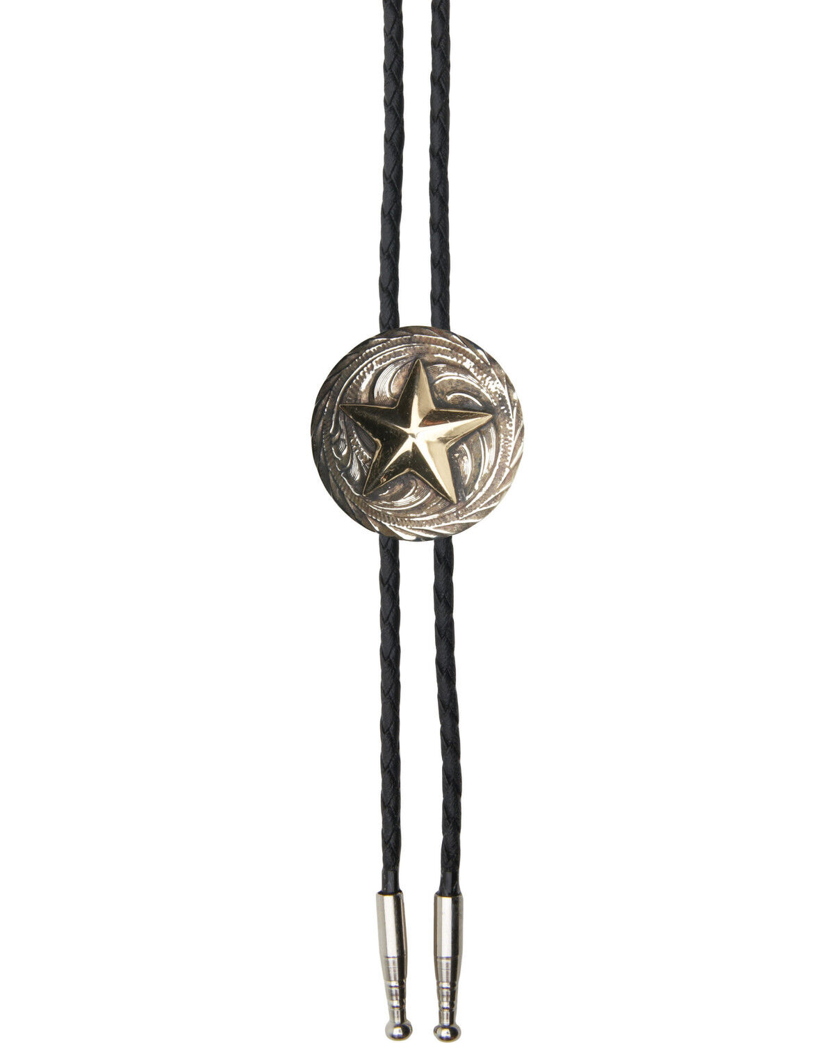 Image #1 - AndWest Men's Texas Star Bolo Tie, Gold, hi-res