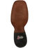 Image #7 - Justin Men's Frontier Western Boots - Broad Square Toe, Brown, hi-res