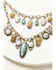 Image #2 - Shyanne Women's Rodeo Sunset Layered Charm Concho Necklace, Turquoise, hi-res