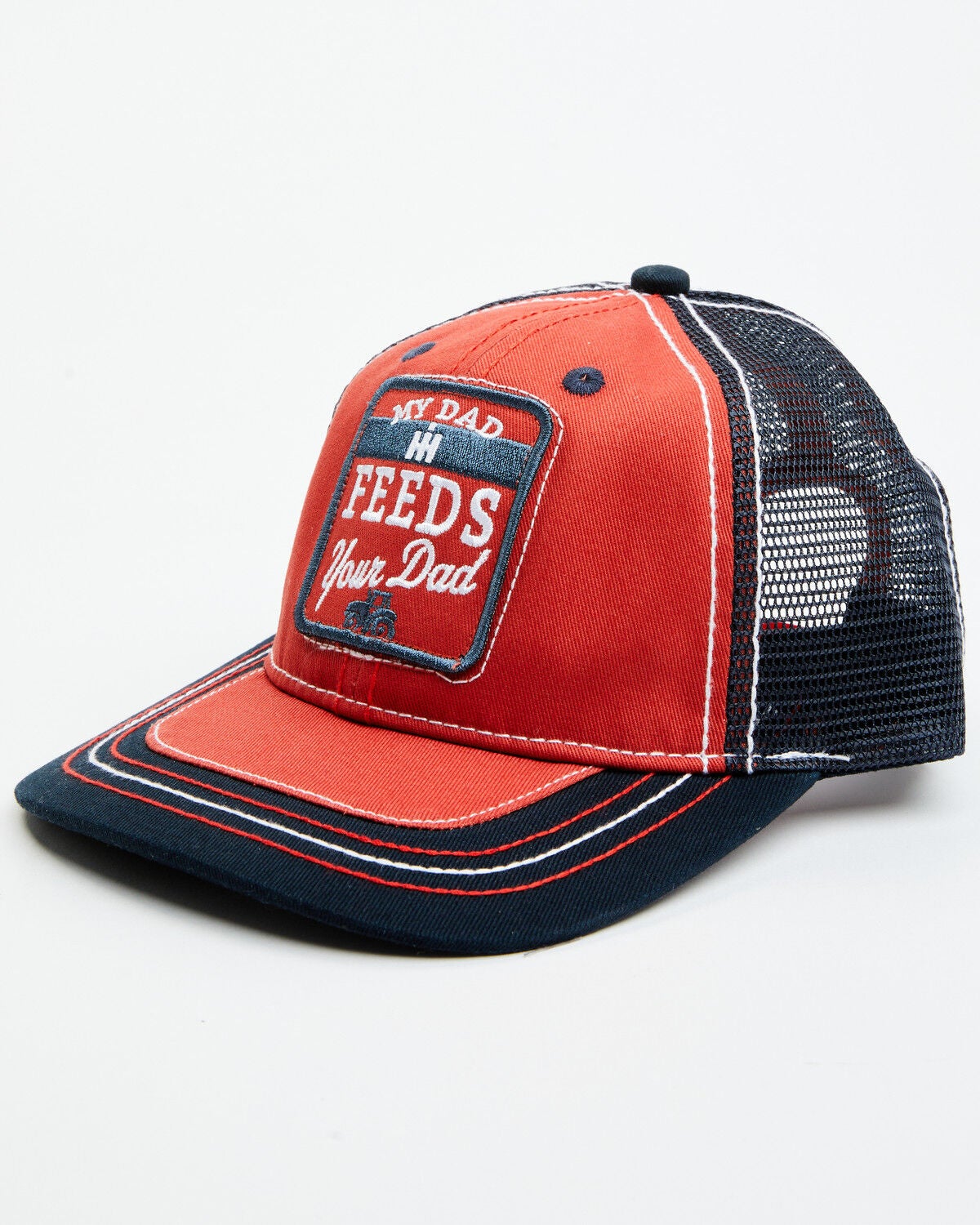 Case IH Toddler Boys' My Dad Feeds Your Dad Ball Cap, Red, hi-res