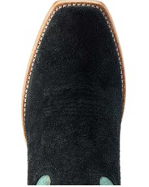 Image #4 - Ariat Men's Futurity Showman Roughout Western Boots - Square Toe, Black, hi-res